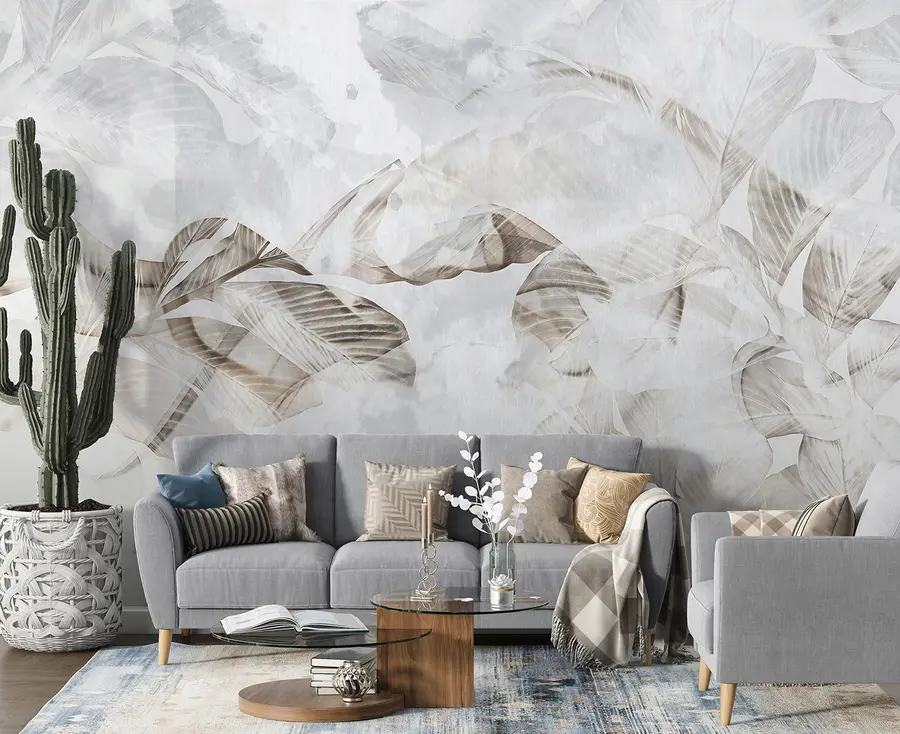 Fototapeta Abstrakcja z liśćmi u96748