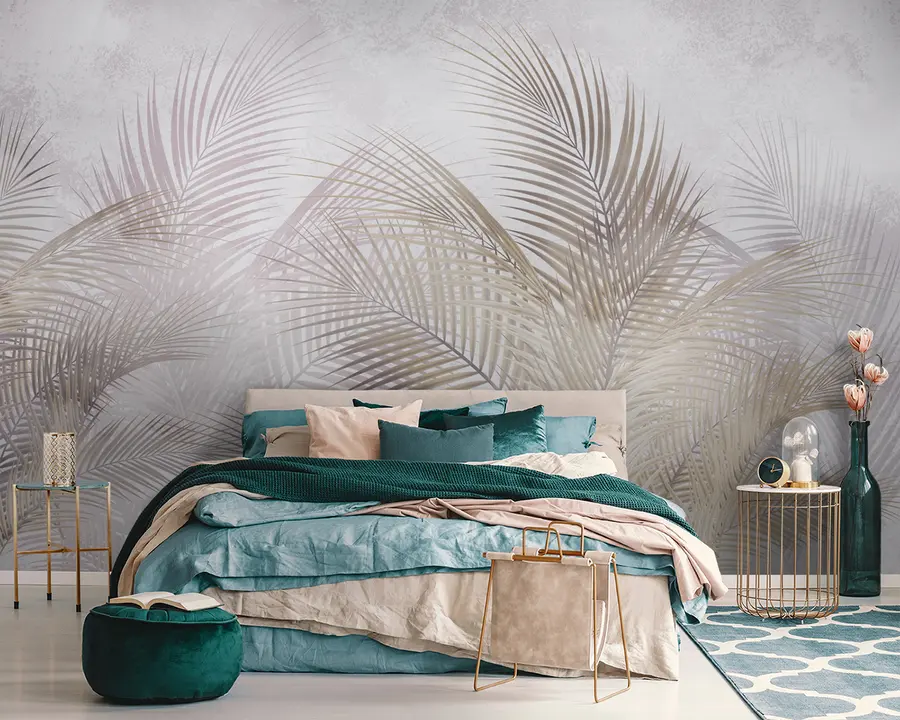 Fototapeta tropikalne drzewa i liście u96860