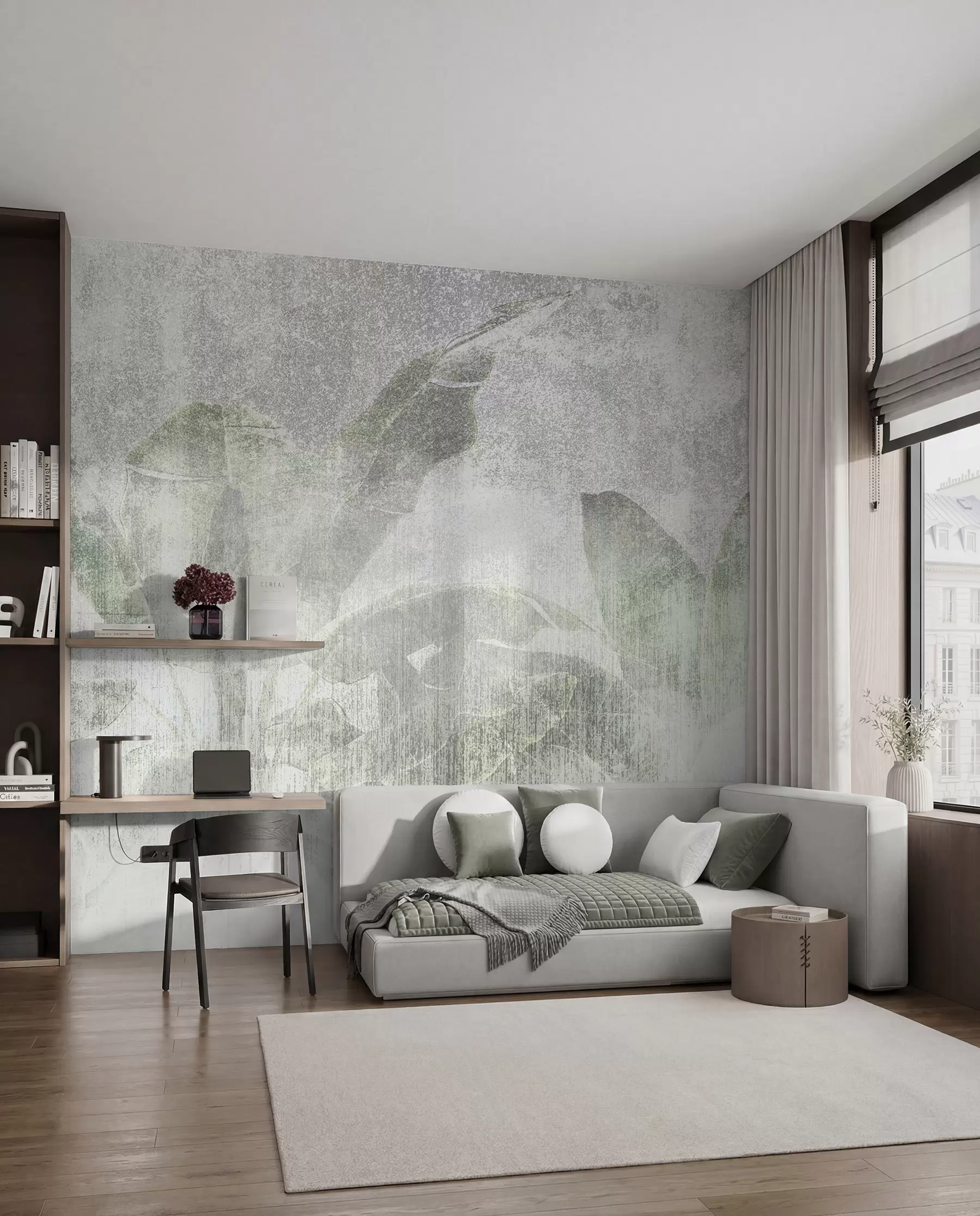 Fototapeta Tropikalne palmy w stylu loft u97030
