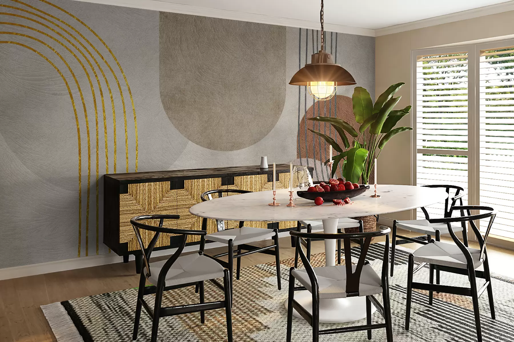 Fototapeta Abstrakcyjny wzór boho u97255