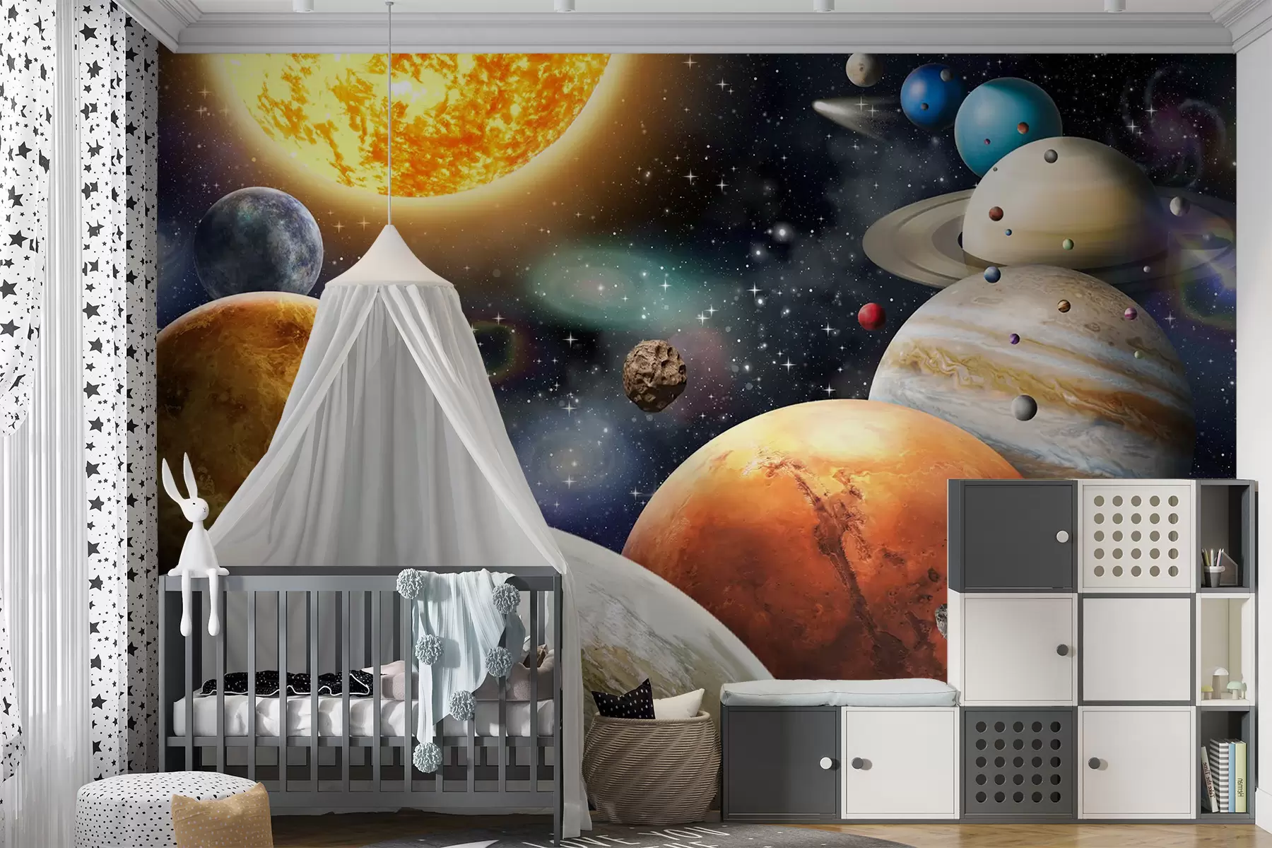 Fototapeta Kolorowe planety Układu Słonecznego u97422