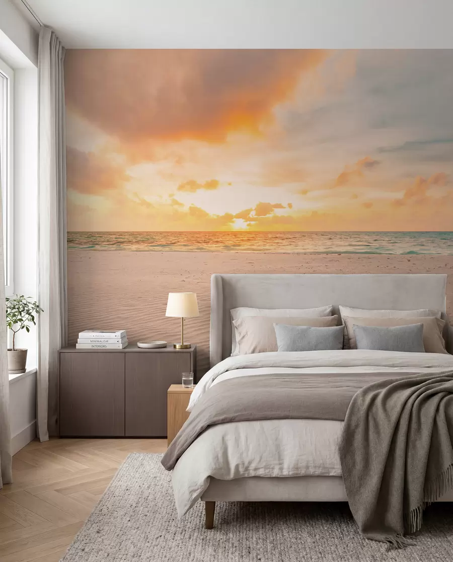 Fototapeta Plaża biały piasek morze i fale u97894