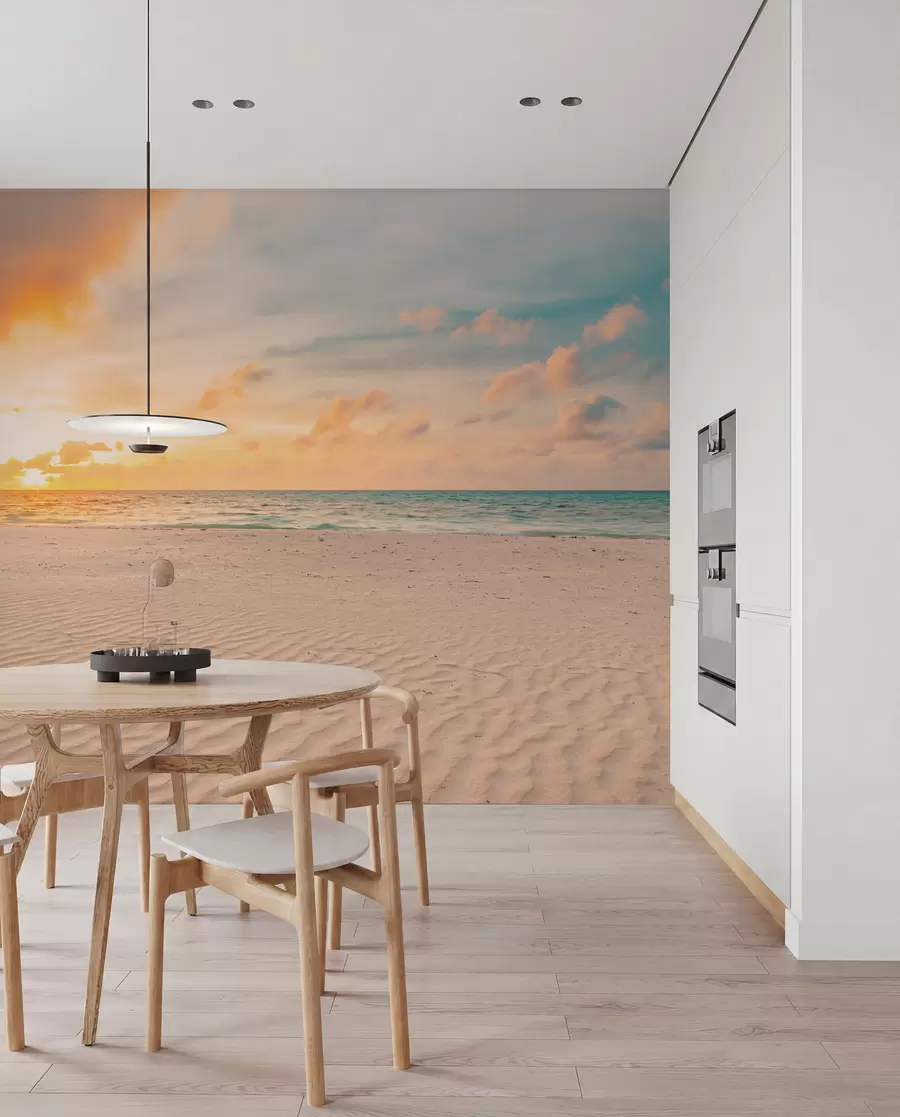 Fototapeta Plaża biały piasek morze i fale u97894
