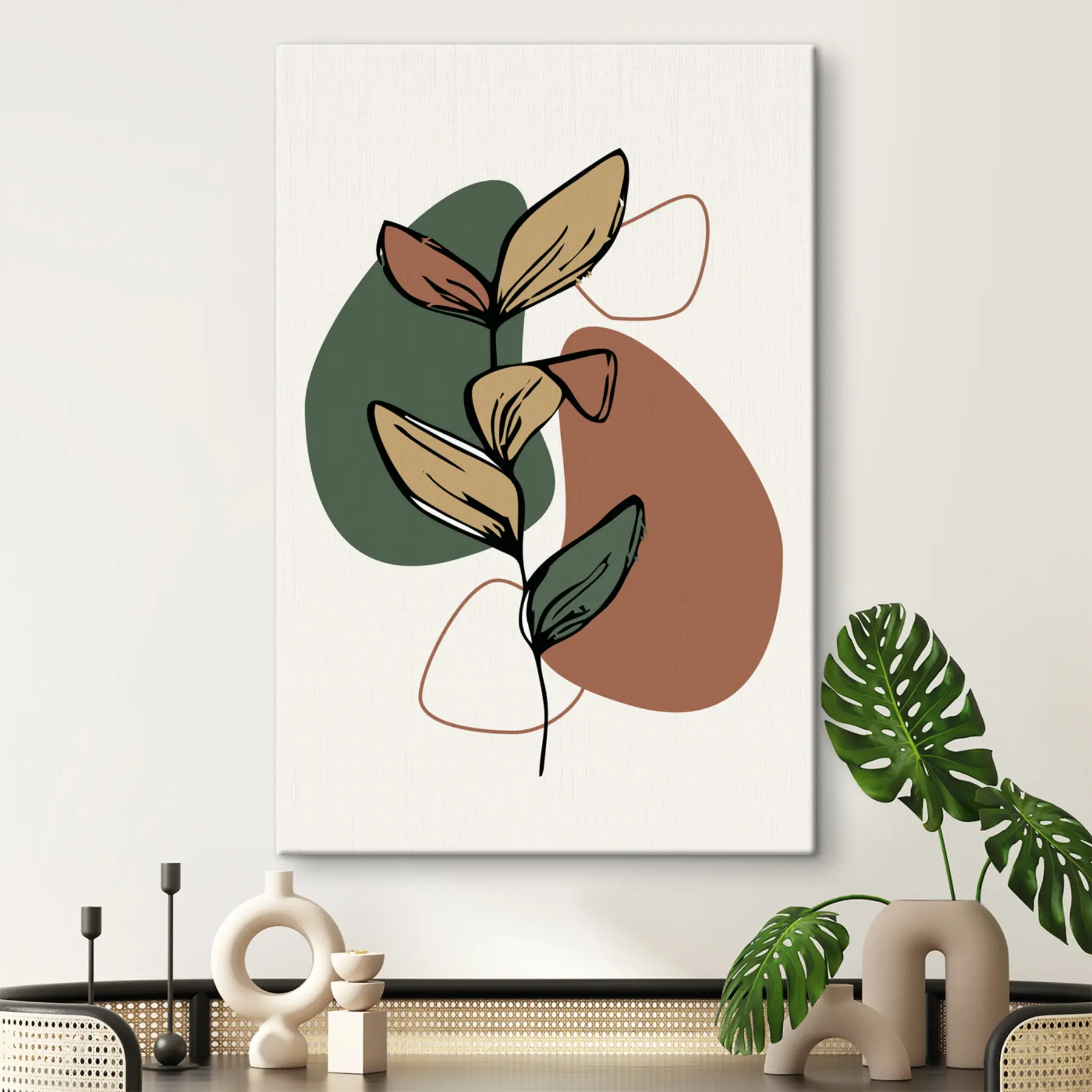 Fototapeta Botaniczny abstrakcyjny wzór s36168