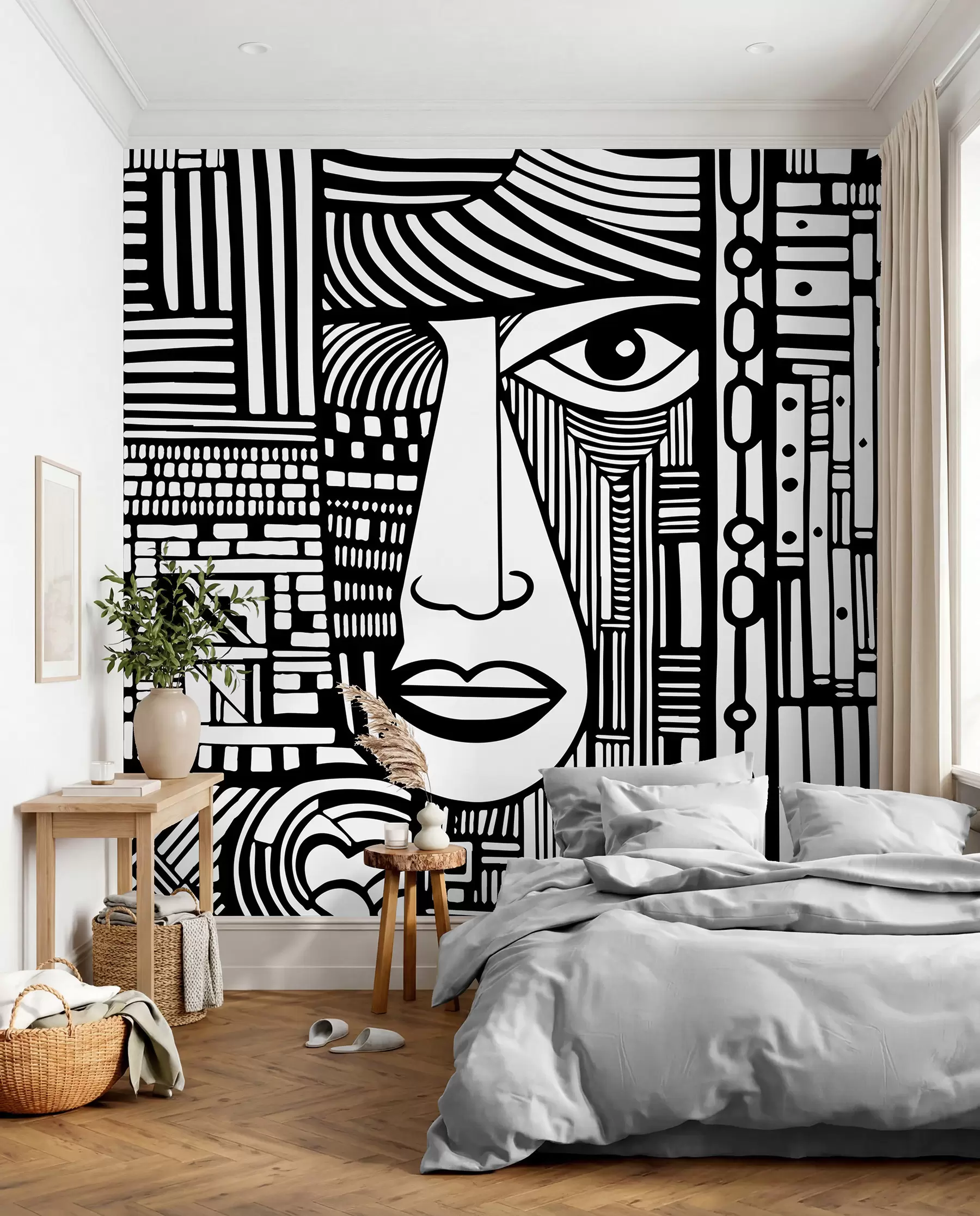Fototapeta Abstrakcyjna twarz u98713