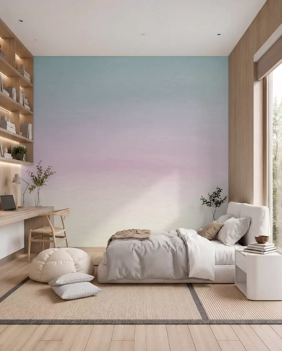 Fototapeta Ombre w różowo-niebieskim stylu u98238