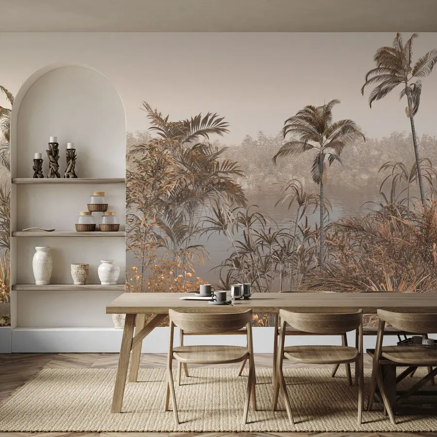 Fototapeta Tropikalne drzewa i liście u98929