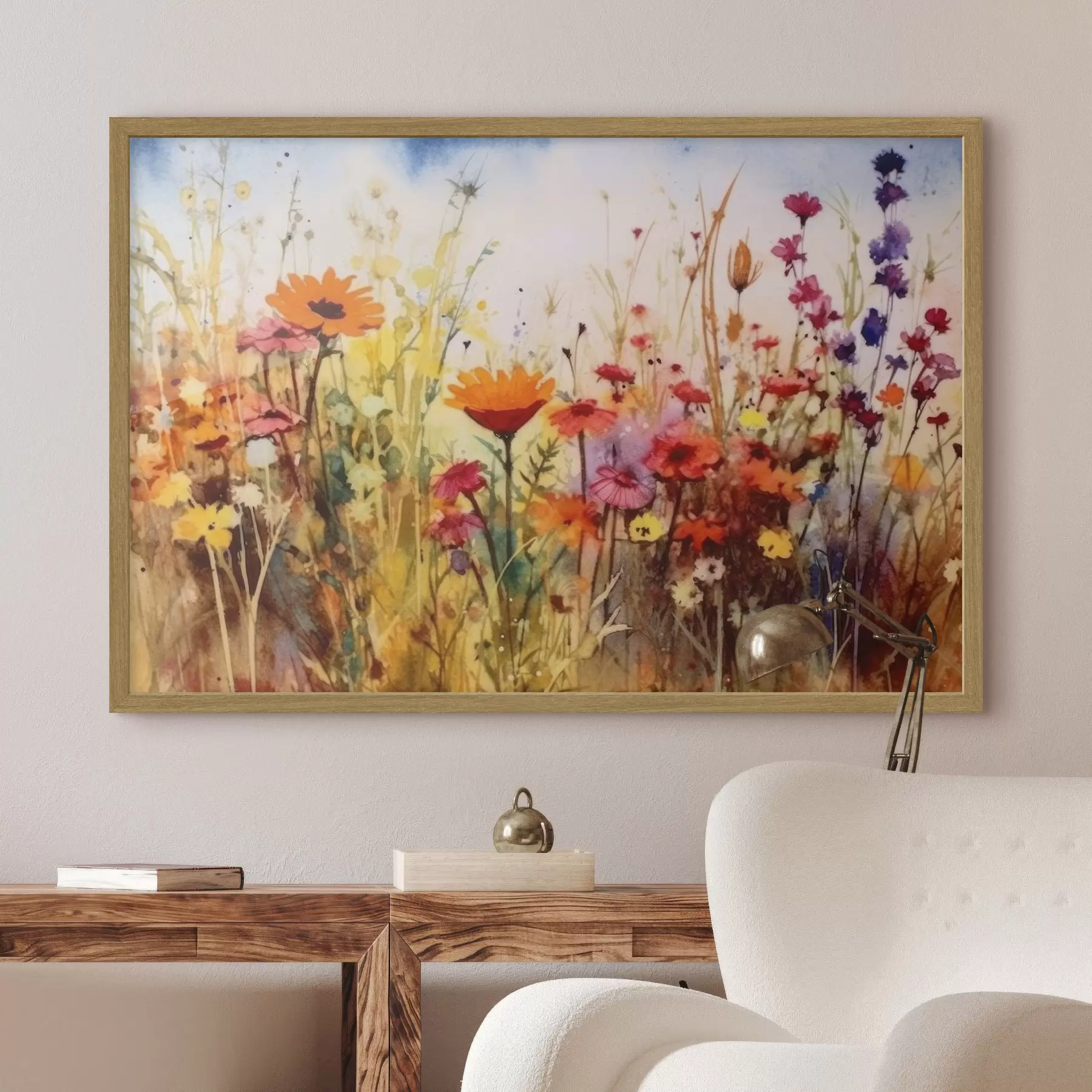 Fototapeta jasne pole kwiatów f33666