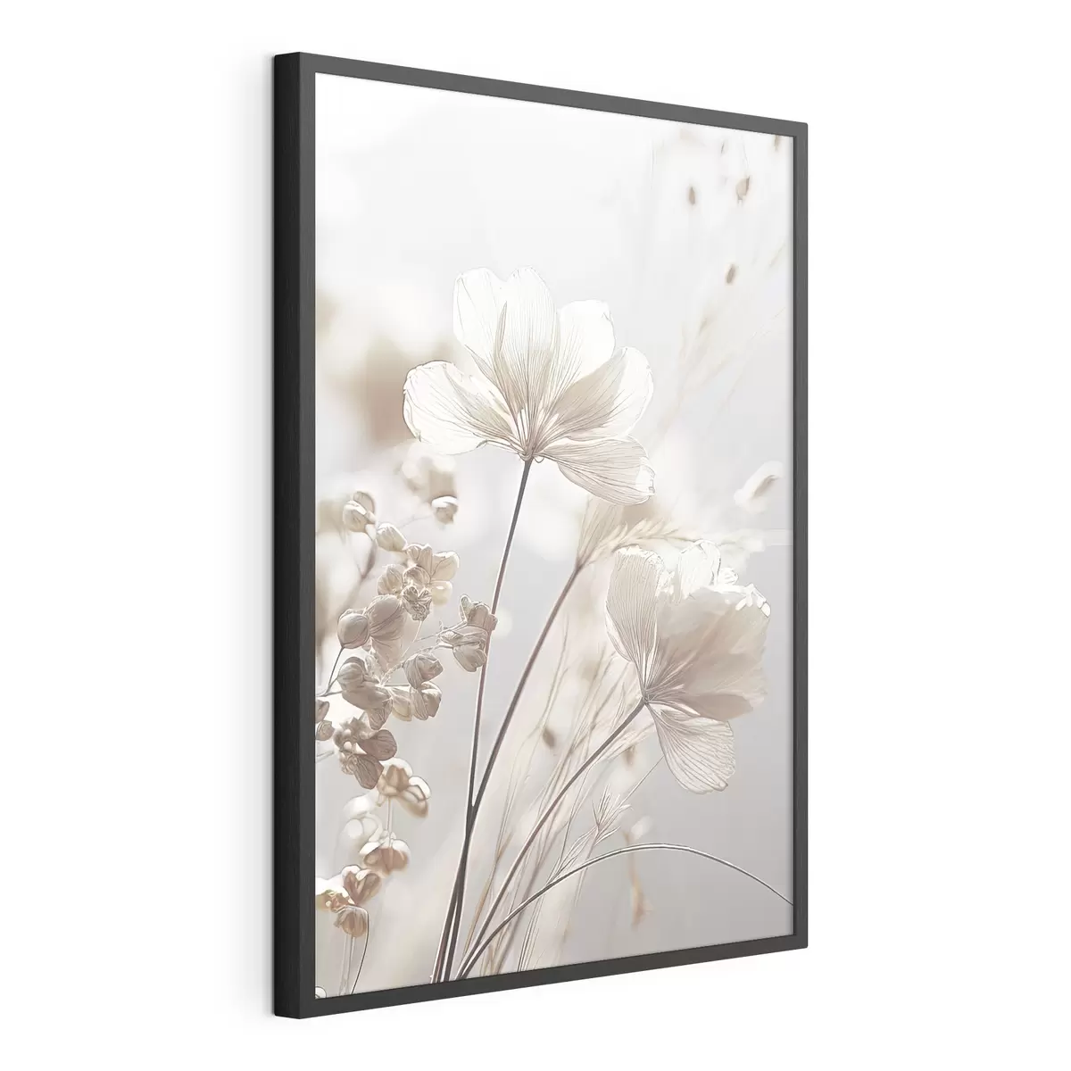 Plakat Delikatne suszone kwiaty f35603