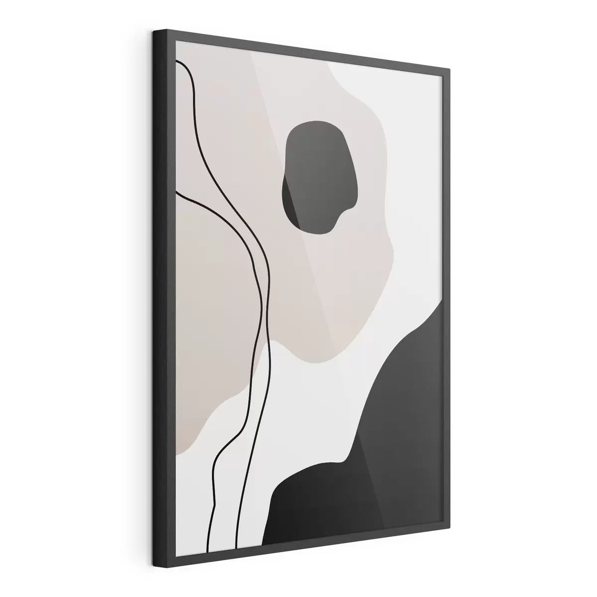 Plakat Abstrakcyjne kształty i linie f36155