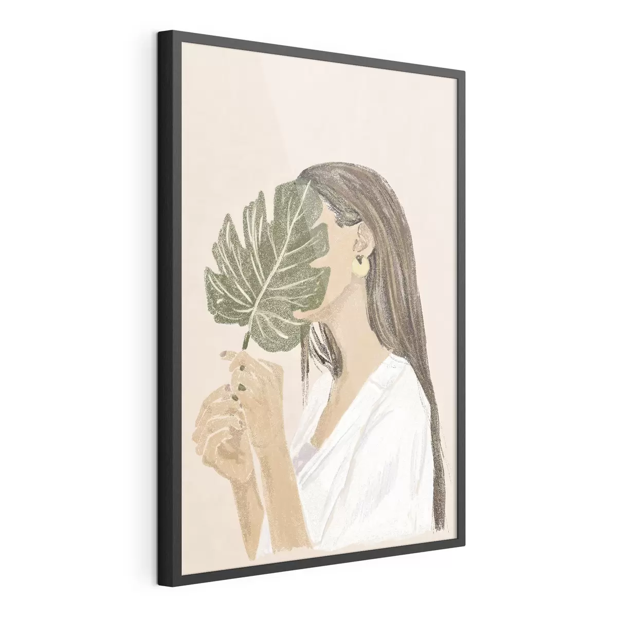 Plakat Abstrakcyjny portret kobiecy w stylu boho f35800