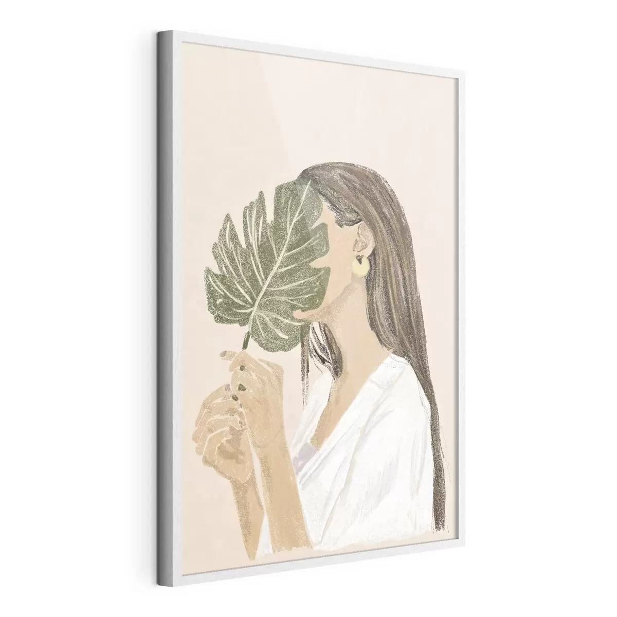 Plakat Abstrakcyjny portret kobiecy w stylu boho f35800