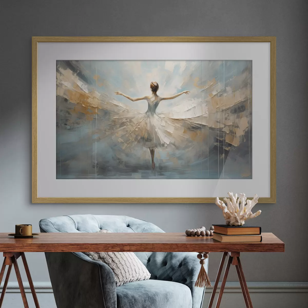 Plakat Balerina w świetle f35538
