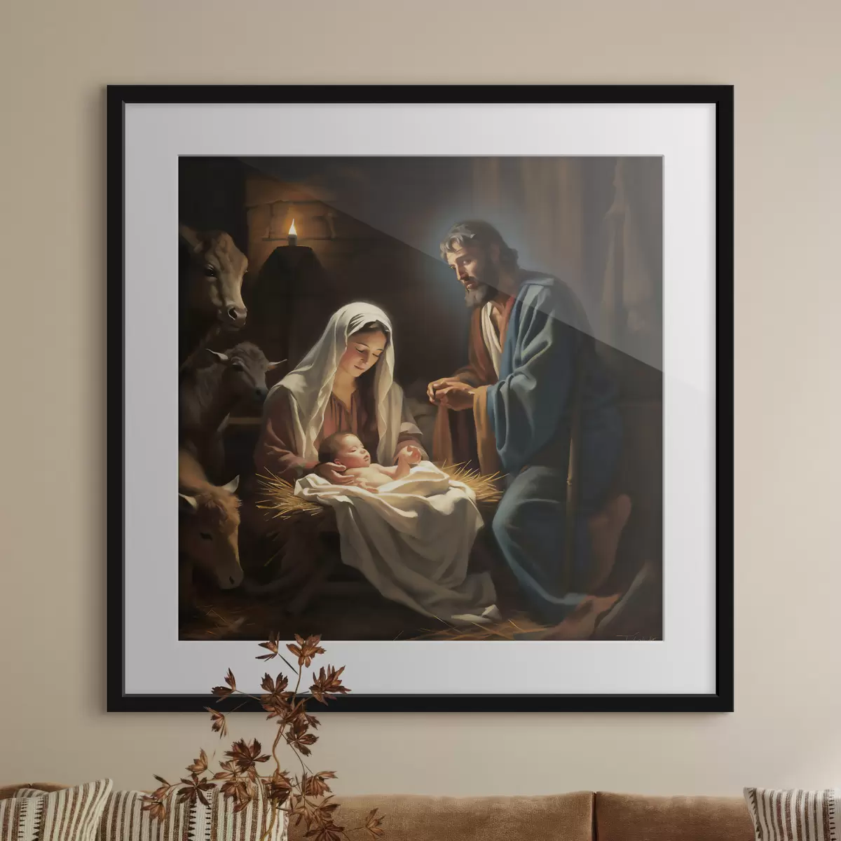 Plakat Święta Rodzina, Jezus, Maryja i Józef f33488