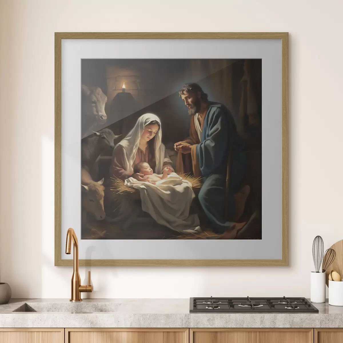 Plakat Święta Rodzina, Jezus, Maryja i Józef f33488