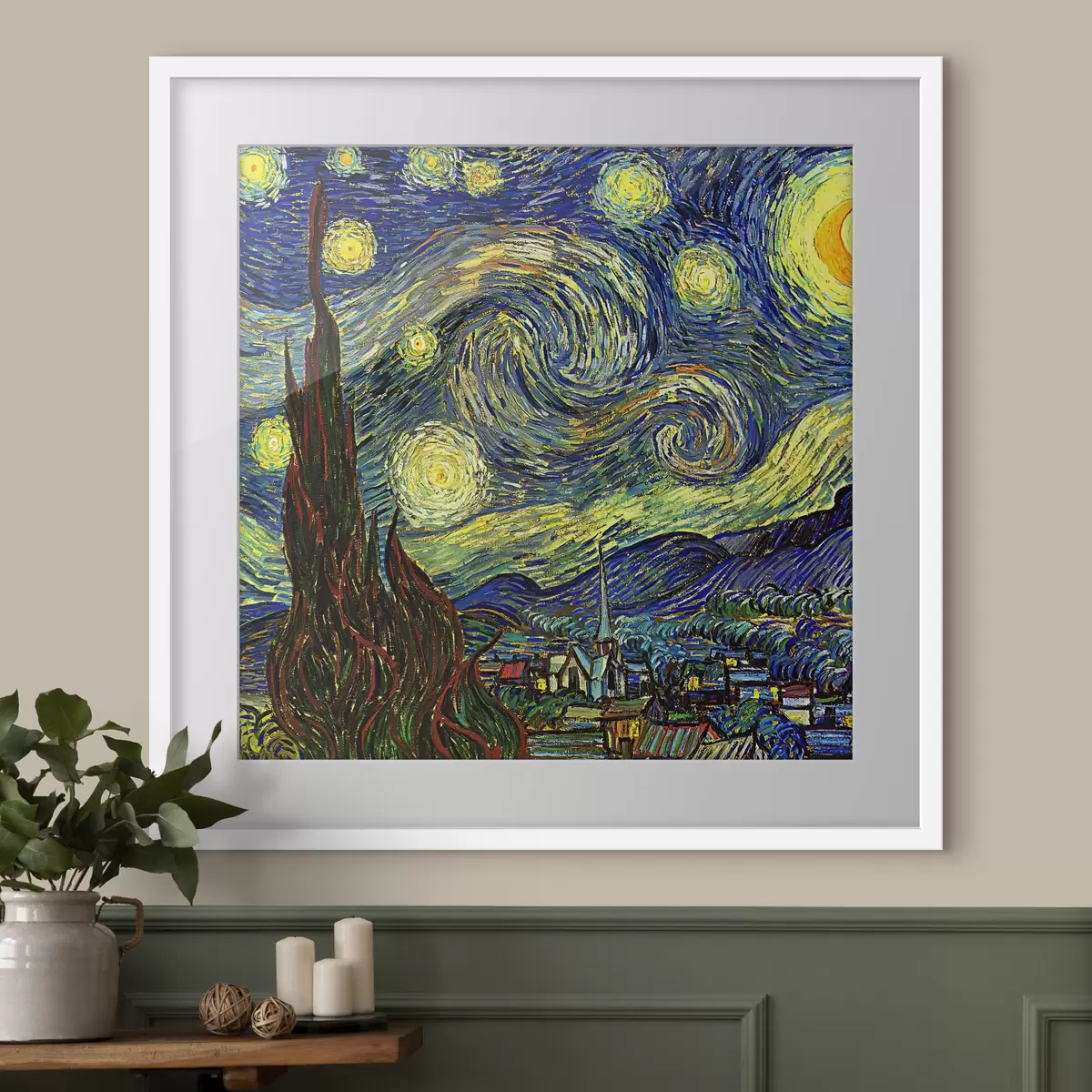 Plakat Gwiaździsta noc, Vincent van Gogh f15213