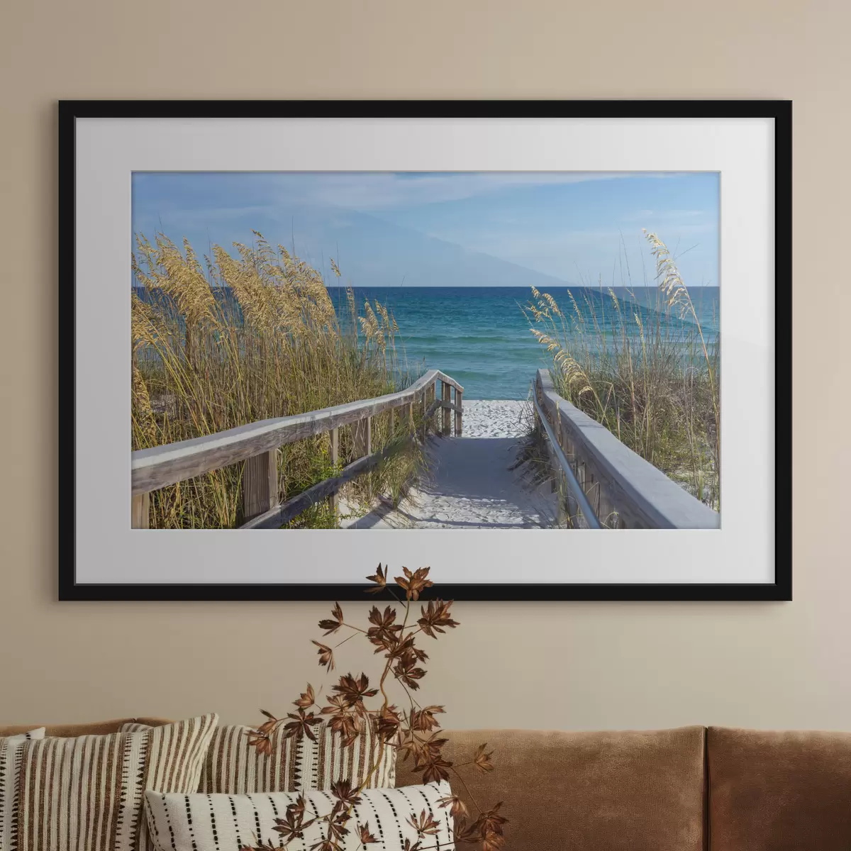 Plakat Drewniany most do morza f08222