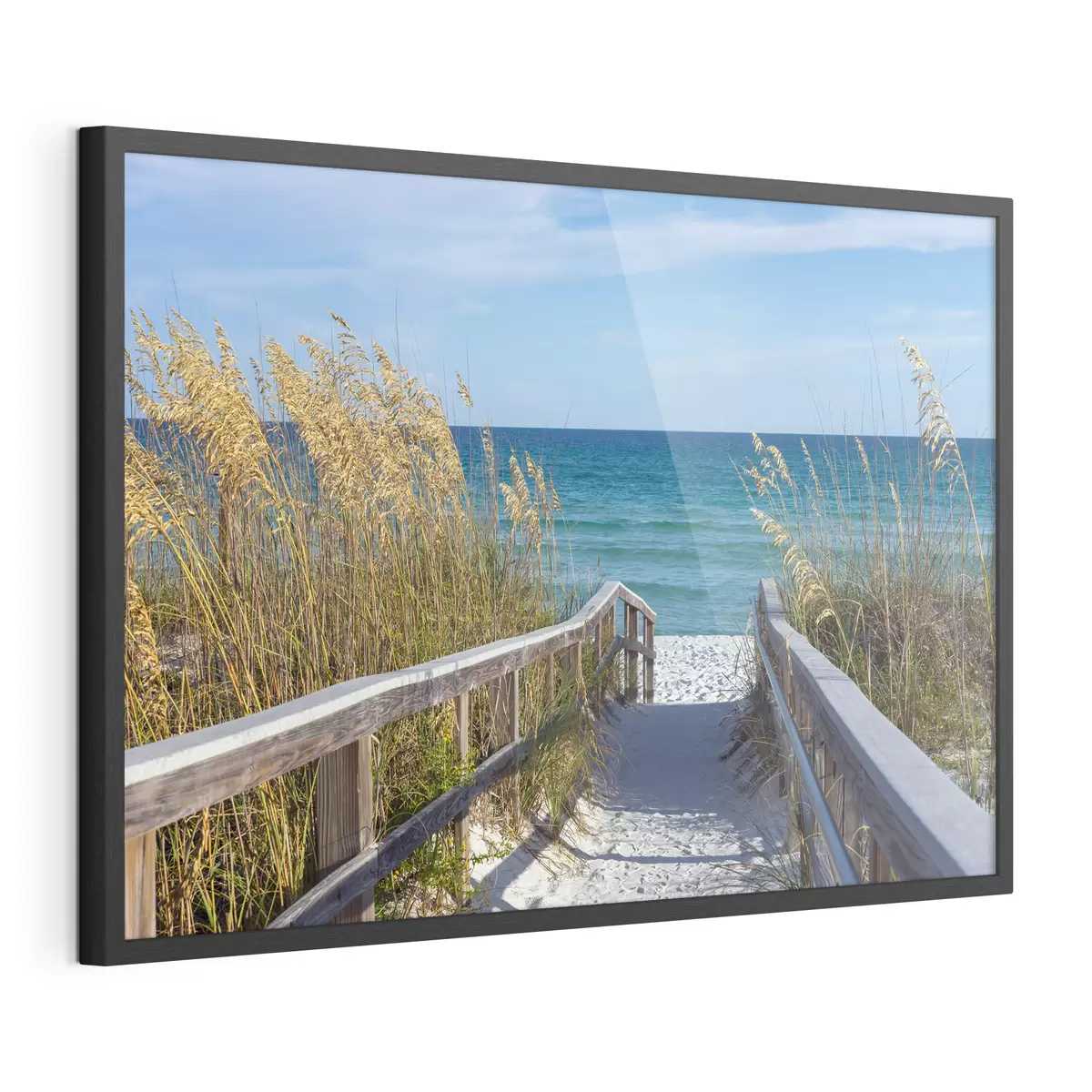 Plakat Drewniany most do morza f08222