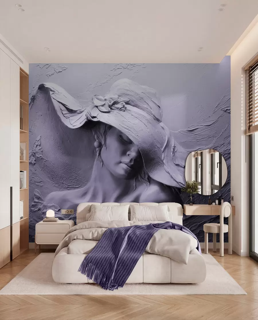 Fototapeta Kobieta w kapeluszu 3D u62592v3