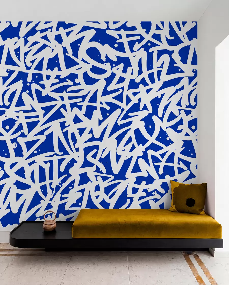 Fototapeta Graffiti Emotions: Niebieski u99087v2