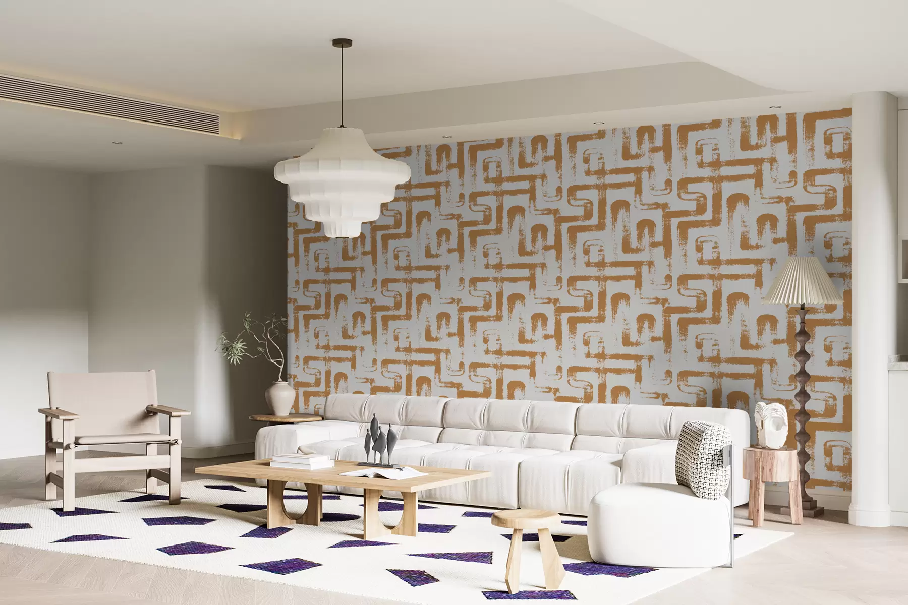 Fototapeta Magia linii: Pomarańczowy u99091v2