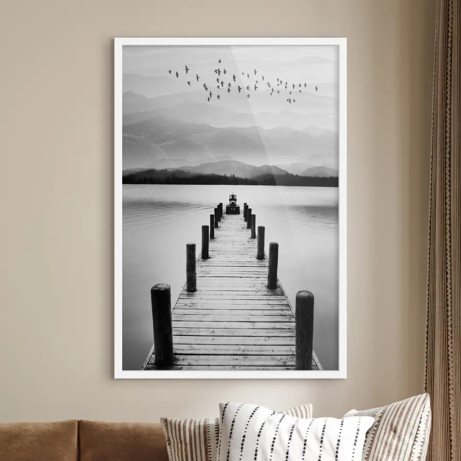 Fototapeta Molo na jeziorze f03914