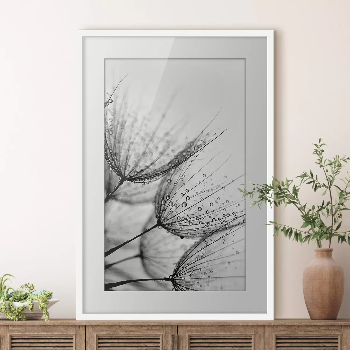 Plakat Mlecze w rosie f20828