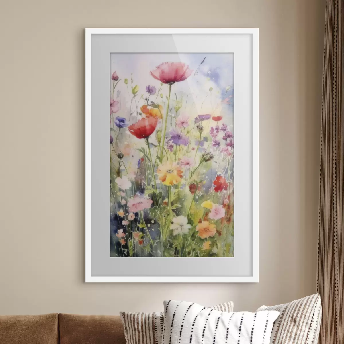Plakat Kwiaty i pauza f33672