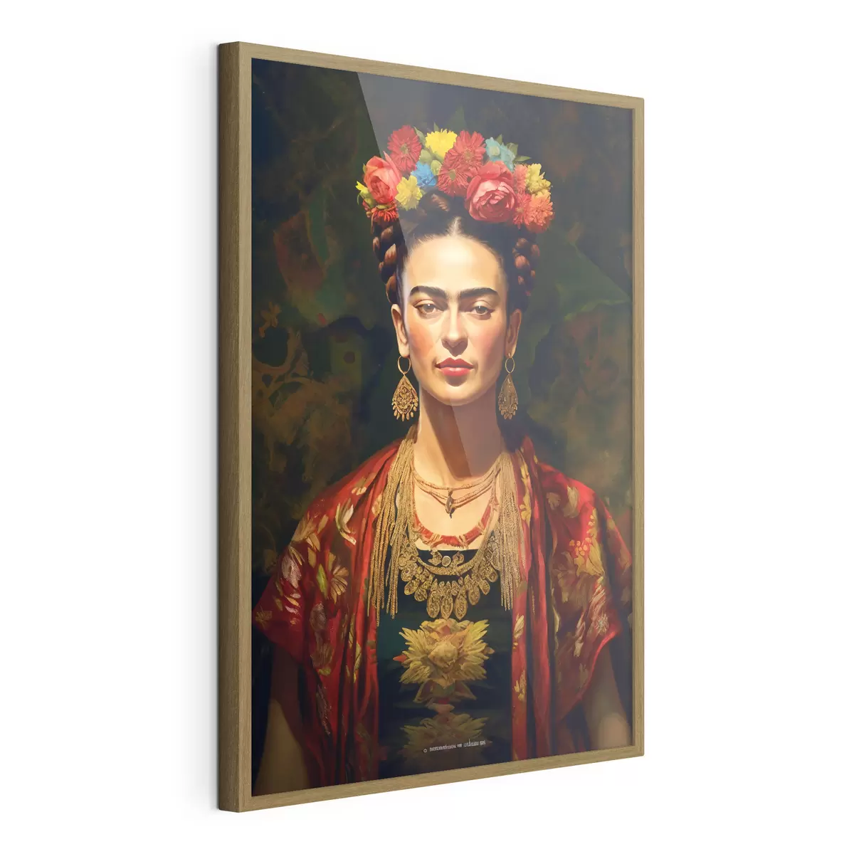 Plakat Frida w kwiatach f32864