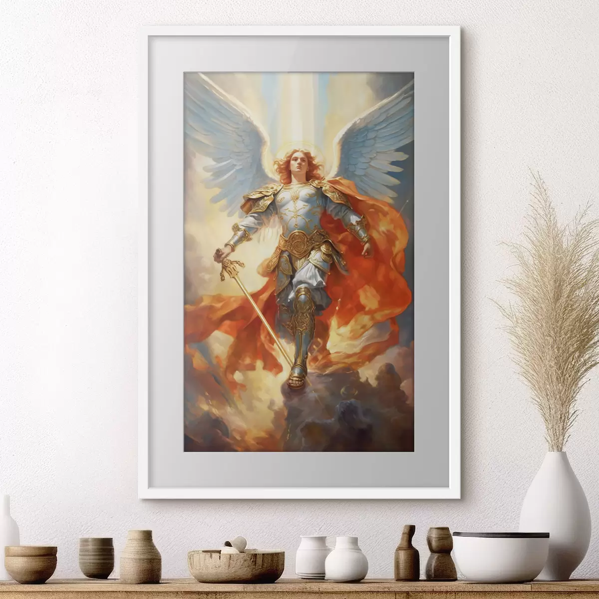 Plakat Archanioł Michał f35352