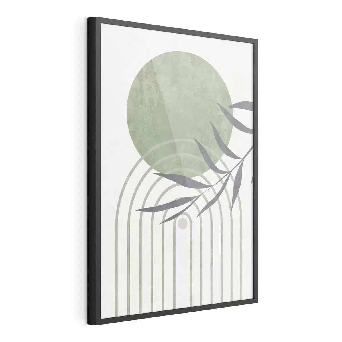 Plakat Abstrakcyjna geometria linii łuku i okręgu to nowoczesny trend f36421