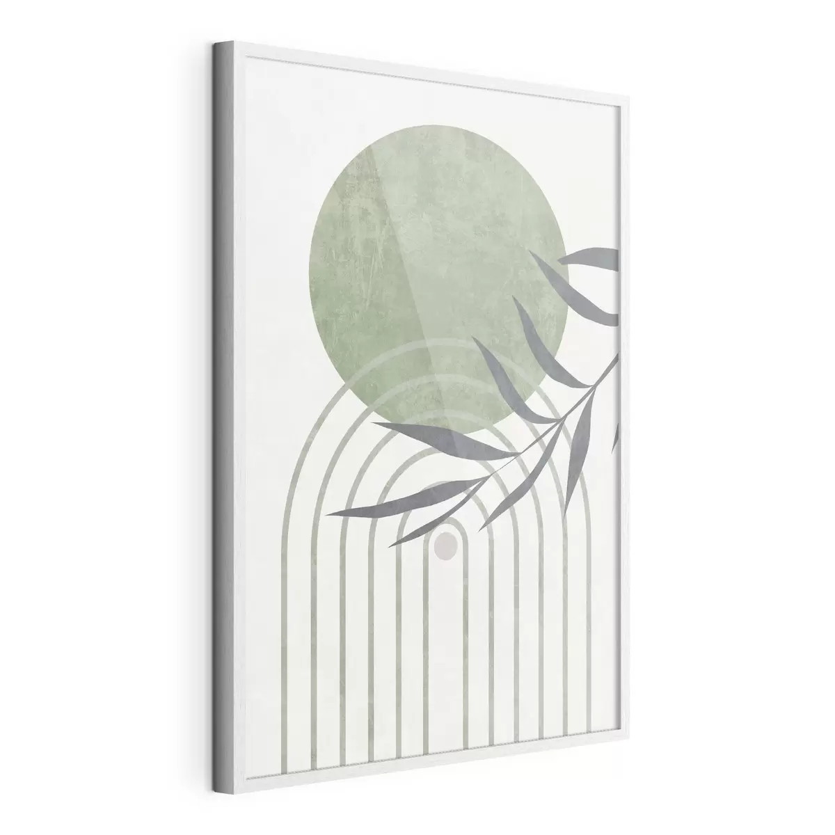 Plakat Abstrakcyjna geometria linii łuku i okręgu to nowoczesny trend f36421