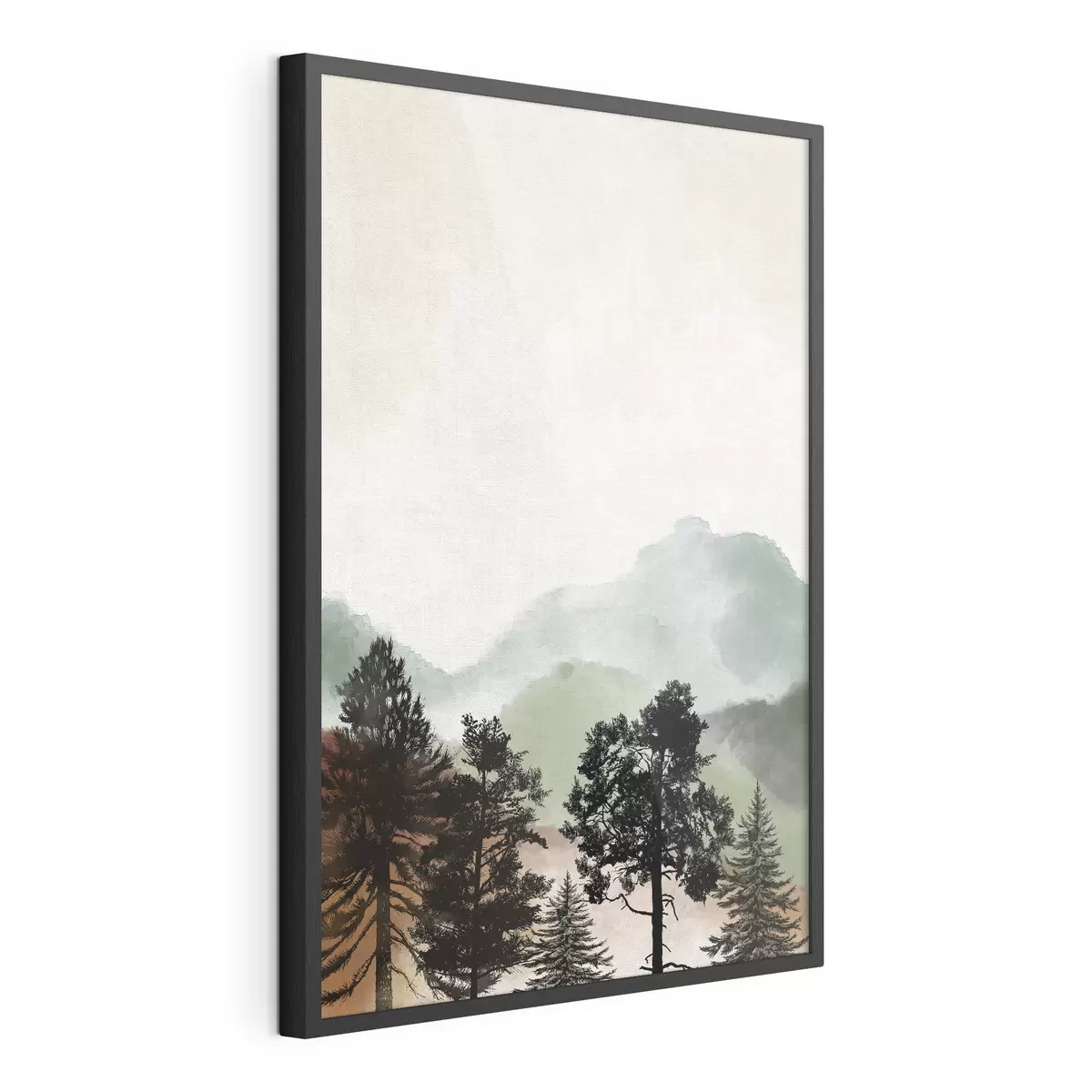 Plakat Drzewa na zboczu f36603