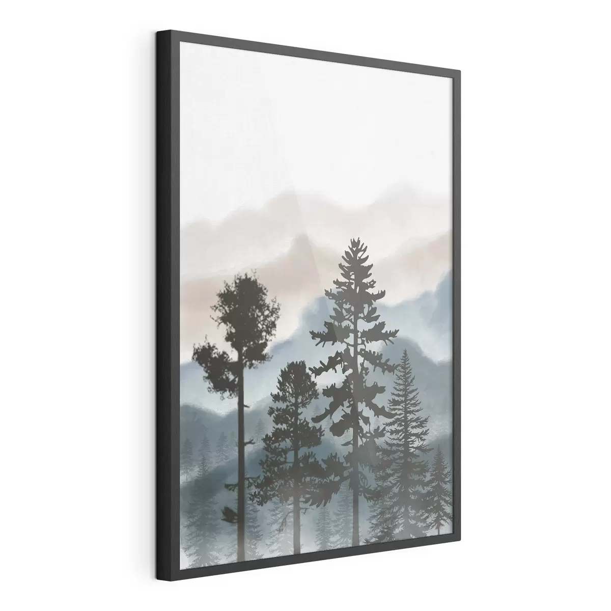 Plakat Abstrakcyjny krajobraz górski f36605
