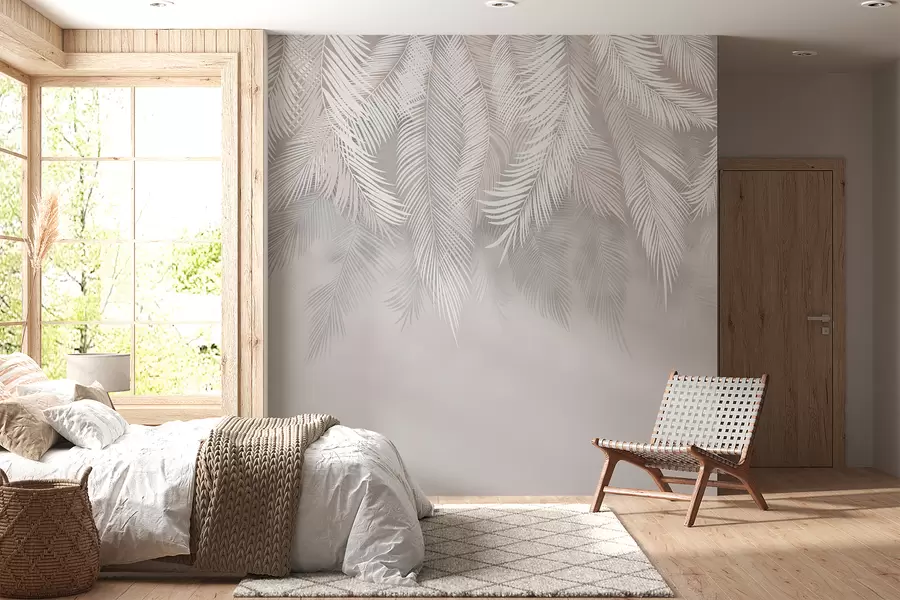 Fototapeta Zwisające liście palmowe u48556d1